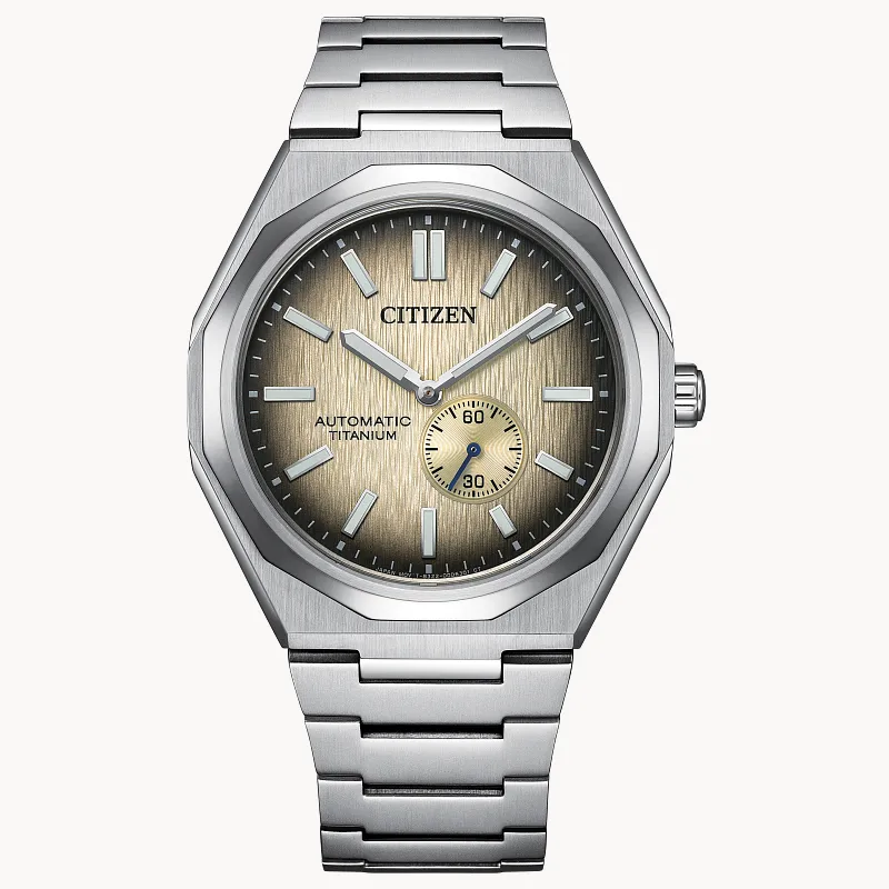 Zenshin 60 Mechanical Beige Dial Super Titanium Bracelet NK5020 Zenshin 60 Mechanical Beige Dial Super Titanium Bracelet NK5020